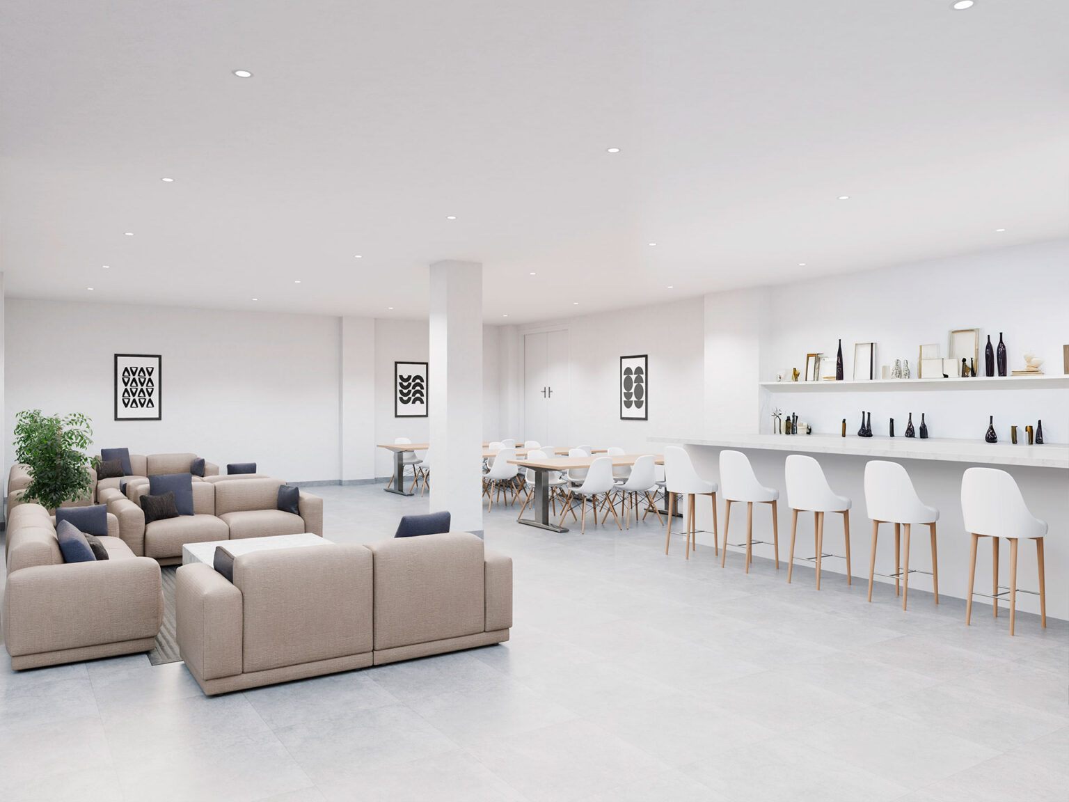 Chalets de obra nueva con diseño y cuentas claras